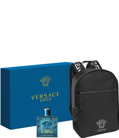 versace parfums mens backpack|versace men's perfume with backpack.